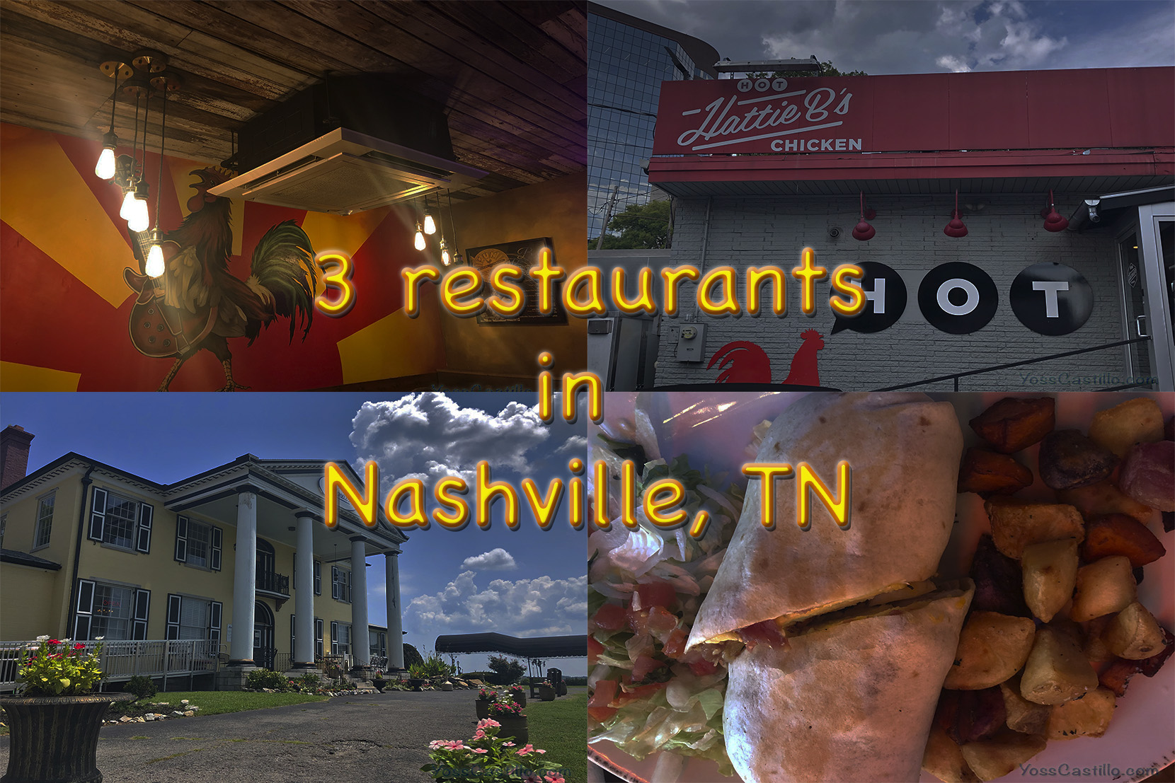 3 Restaurants in Nashville